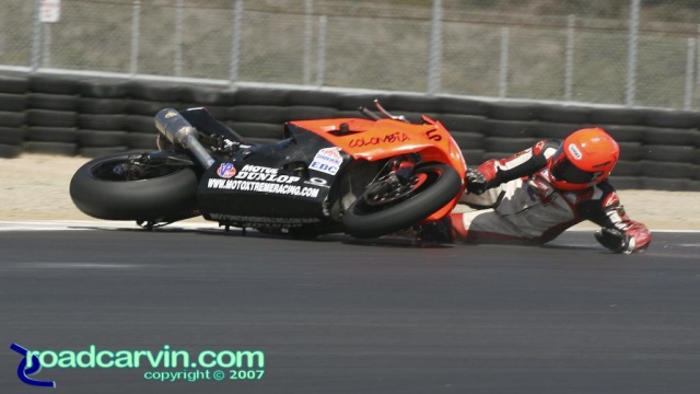 2007 Corona AMA Superstock - Santiago Villa Crash